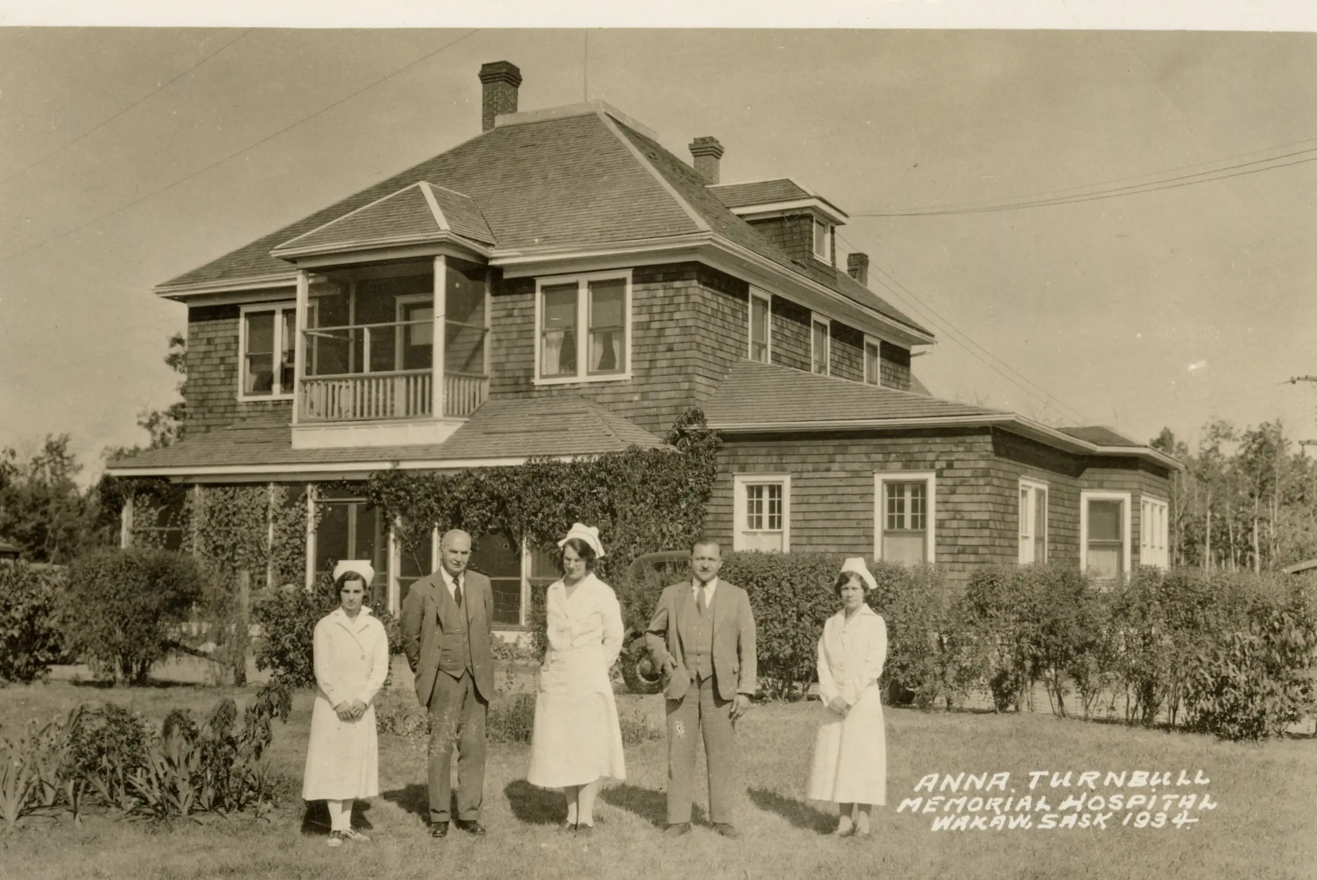 Anna Turnbull Memorial Hospital with nurses and staff